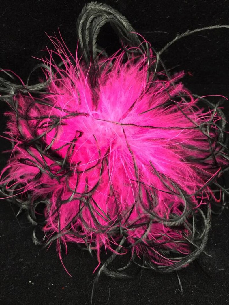 Curly Ostrich TWO tone Feather Boa by the yard OR 1/2 yard Etsy