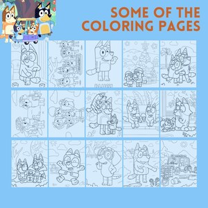 Printable Bluey 37 Coloring Pages Fun & Creative Designs for Preschool