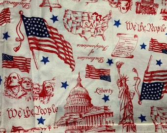 Constitution Pattern Constitution fabric | Etsy
