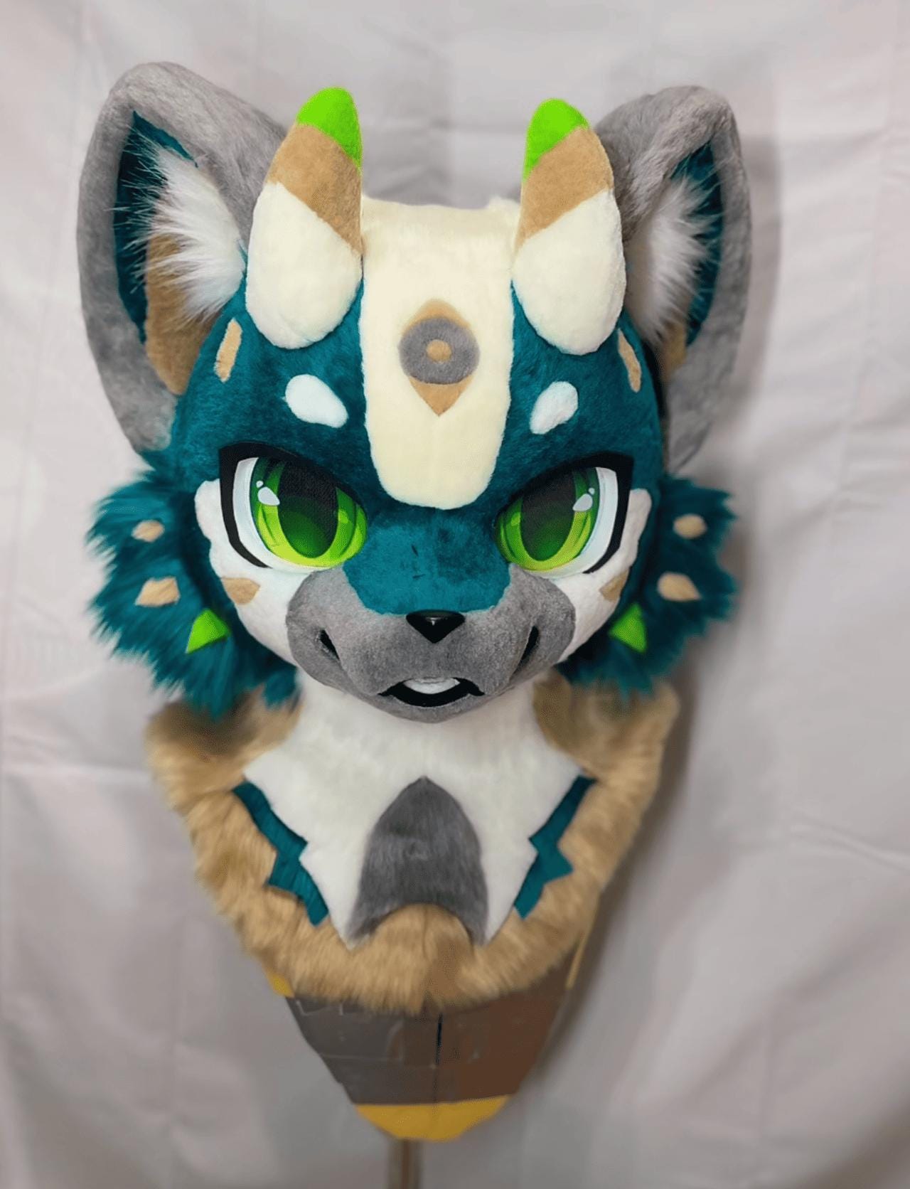 Custom Fursuit Head, Kenomo Theme Party, Fursuit Mask, Fantasy Creature ...