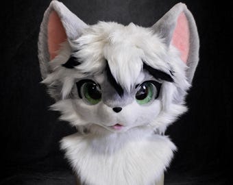 Gray Squirrel Fursuit Head, Custom Fursuit Head, Kenomo Theme Party, Fursuit Mask, Fantasy Creature, Valentine's Day gift