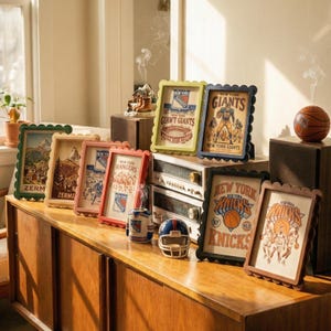 Cadre photo ondulé avec pétoncles | Cadre photo magnétique imprimé en 3D