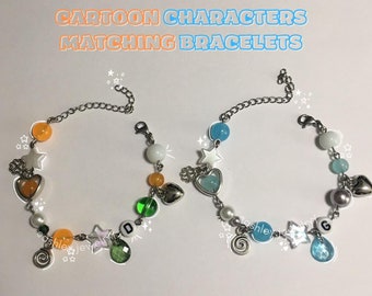 Matching Bracelets - Beaded Bracelet / Handmade Jewelry / Couple Bracelet / Friendship Bracelet/ Stainless Steel