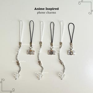 Sawako und Kazehaya inspiriert Handy Anhänger / Handgemachter Perlen Schmuck / Anime Schmuck / Edelstahl / Geschenke für Paare, Freunde / Shoujo
