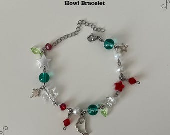 Magiskt trollkarlsslottarmband / Anime Cosplay-smycken / Fantasyfilminspirerat tillbehör