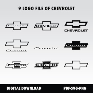 Chevrolet SVG, Emblema Chevrolet SVG, Chevy SVG, Papillon Chevy LSVG, Silhouette Chevrolet, Download immediato