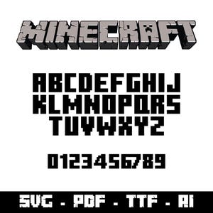 Mnc gamer cadeau gepersonaliseerde verjaardag, Mnc lettertype Svg bundel, Mnc alfabet afdrukbaar, Mnc cadeaus voor jongens gamer partij