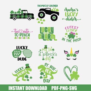1st St Patrick's Day Svg, Lucky Little Dude Svg, Shamrock Svg, klaver svg, St Patricks Boys Shirts, Svg-bestanden voor Cricut, silhouet