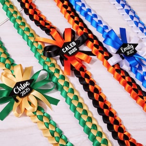 Lei de cinta de graduación personalizado 2025, Lei universitario personalizado de la clase 2025, Lei personalizado para graduación, regalo para graduado, regalo de graduación para ella/él