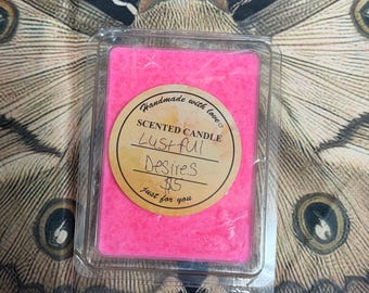 Handmade Rose Honeysuckle Wax Melt: Lustful Desires