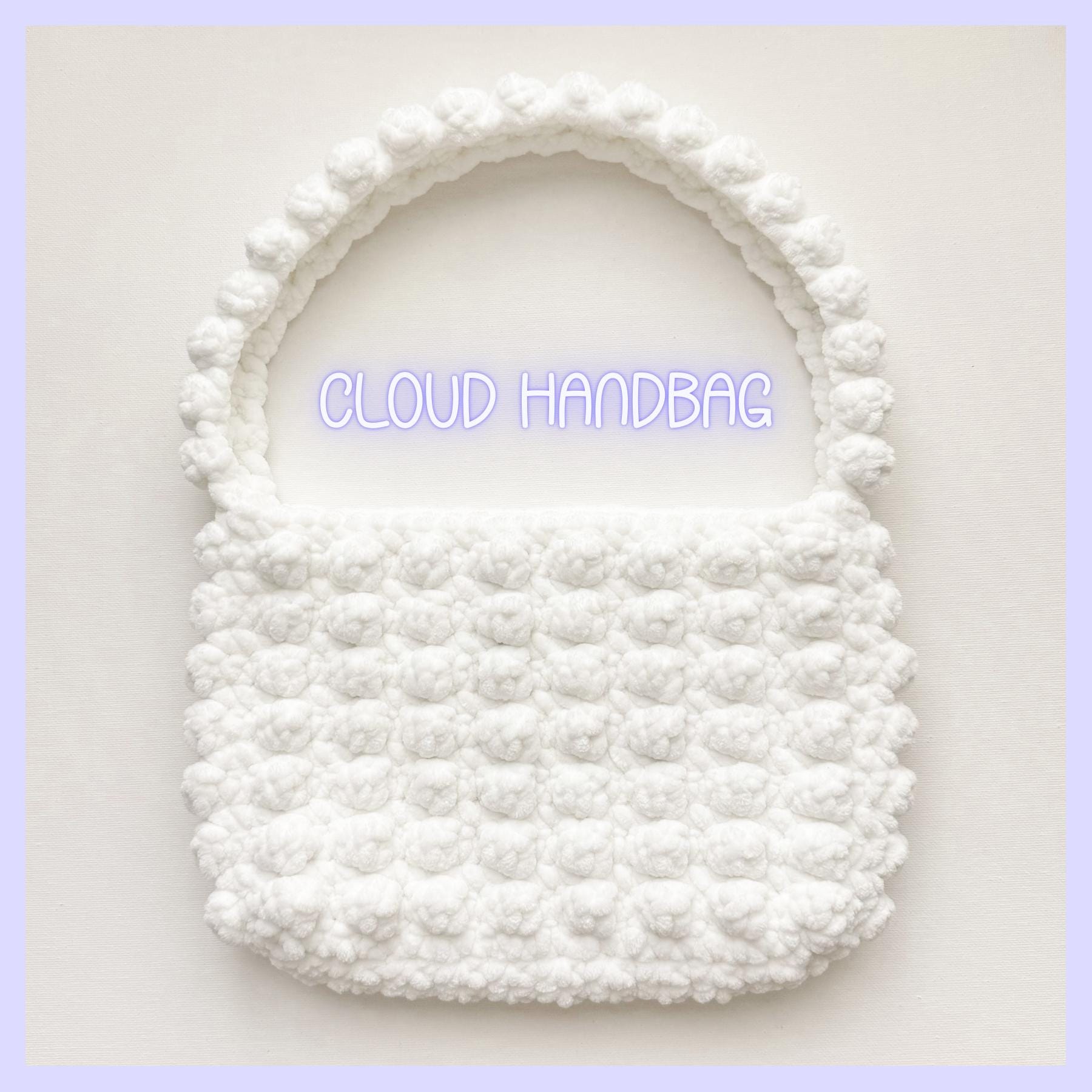 Crochet Cloud Puff Purse | Ready-to-Ship