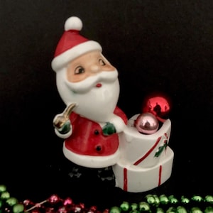 Vintage kerstman sigarettenaansteker MCM midcentury