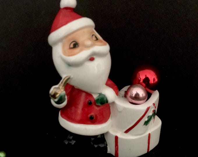 Vintage Christmas Santa Cigarette Lighter MCM midcentury