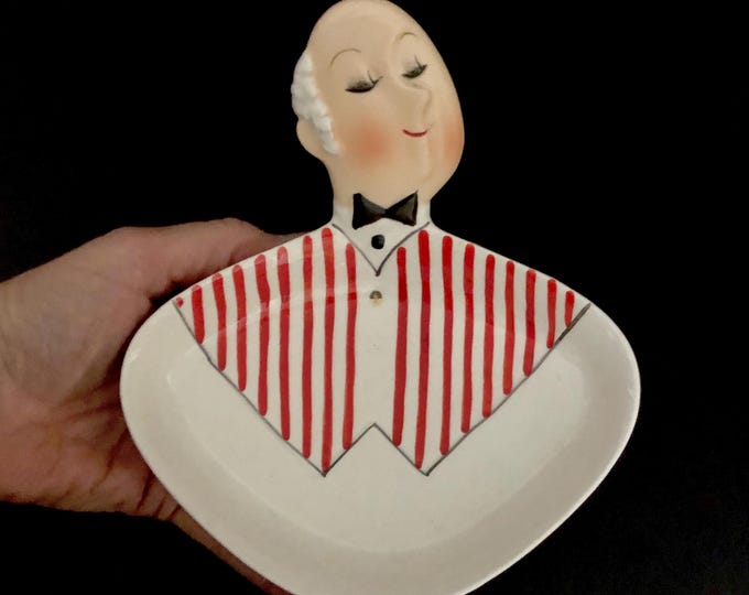 Holt Howard Jeeves If You Please Nut Appetizer Dish MCM midcentury