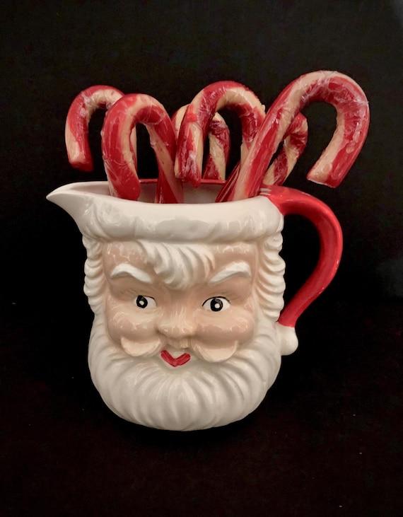 Tilso Vintage Christmas Santa Pitcher and Mug Set Mugs MCM