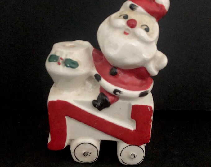 Lego Vintage Christmas Santa Driving the Train MCM midcentury