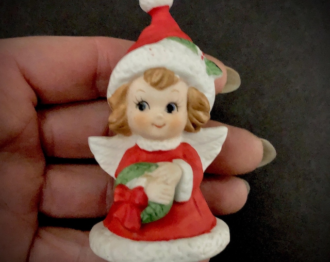 Lefton Vintage Christmas Petite Angel Bell MCM midcentury
