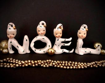 Holt Howard 1959 Atomic Pixie Noel Candleholders MCM Midcentury - Etsy