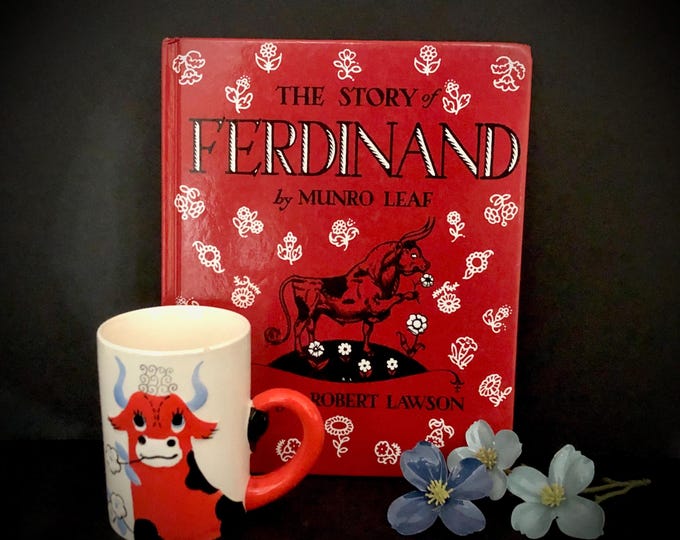 Holt Howard Vintage Ferdinand Mug and Book Childs Gift MCM midcentury