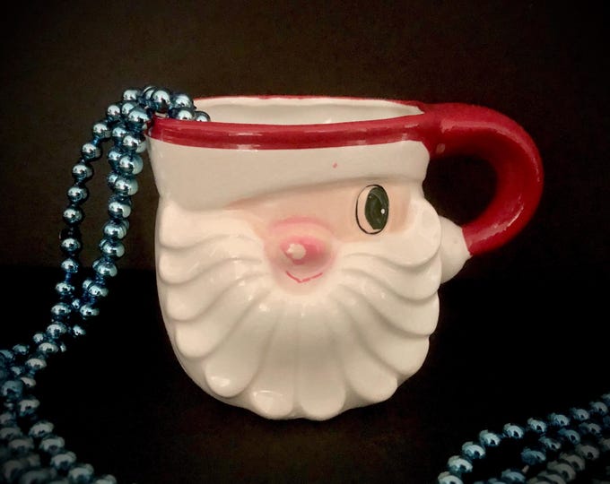 Holt Howard Vintage Christmas Merry Whiskers Larger Mug MCM midcentury