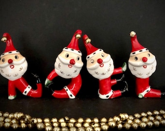 ♥️アンティーク サンタクロース NOEL Vintage Holt Howard SS Noel Santa Candleholder Salt Pepper 1959