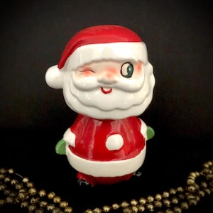Holt Howard Santa Stacked Salt and Pepper Shakers MCM midcentury