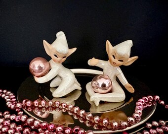 Holt Howard 1959 Atomic Pixie Noel Candleholders MCM Midcentury - Etsy