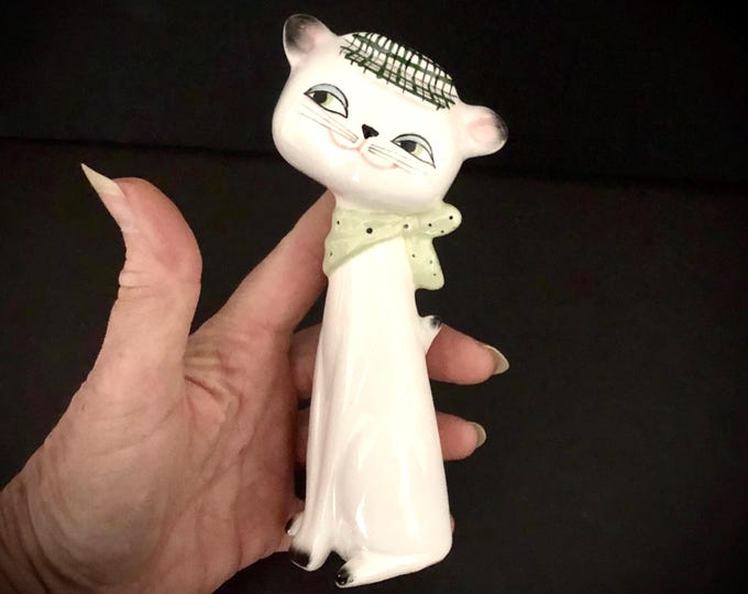 Holt Howard Cozy Kitten Vase Vintage Christmas MCM midcentury