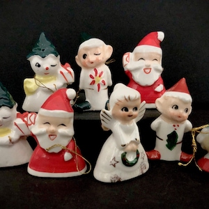 Holt Howard Miniature Ornament Set in Original Box MCM midcentury
