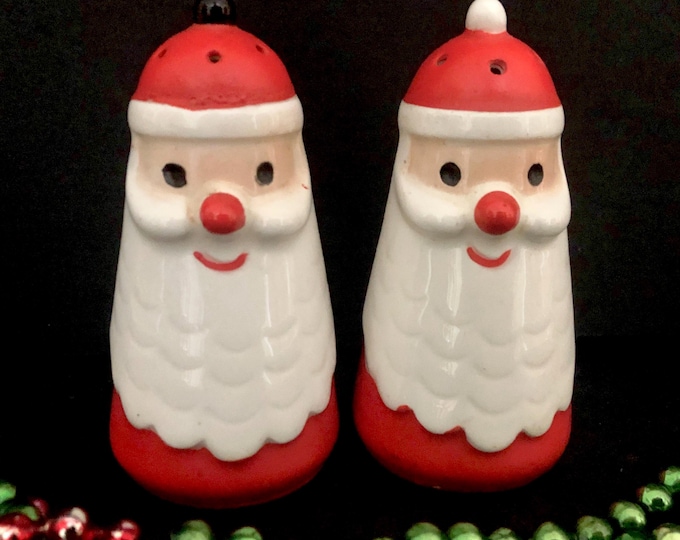 Holt Howard Santa Contempory Jingle Bell Salt and Pepper Set MCM midcentury