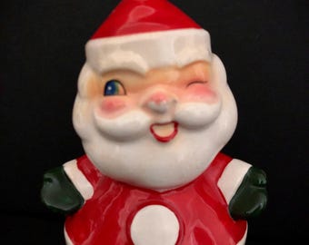 Holt Howard Winking Santa Nutmeg Shaker MCM Midcentury - Etsy