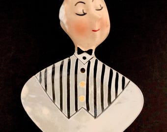 Holt Howard Jeeves If You Please Ashtray MCM midcentury