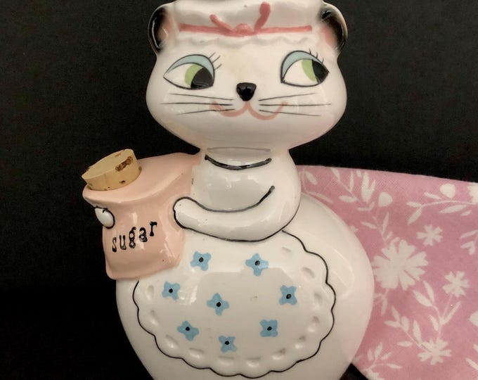 Mint Holt Howard Cozy Kitten Sugar Shaker Vintage Christmas MCM midcentury