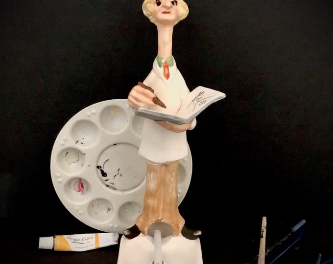 Holt Howard Vintage Artist Smoking Ashtray MCM midcentury