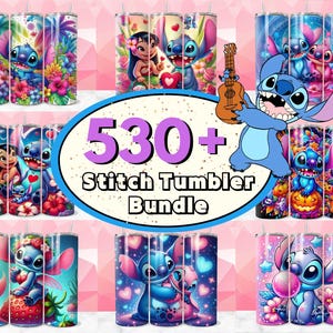 530+ Stitch Tumbler Wrap Designs, 20oz Stitch Sublimation Designs, Stitch & Lilo Tumbler Wrap, Stitch Wrap png, Cartoon Tumbler, Stitch Png
