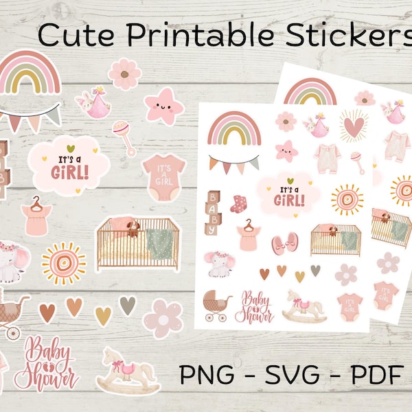 Stickers bebe - Etsy México