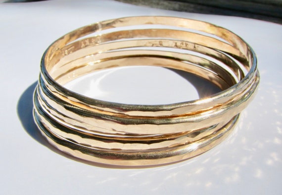 14k Gold-filled Smooth Wire Bangle Bracelet 14k Gold-filled Smooth Wire Bangle Bracelet