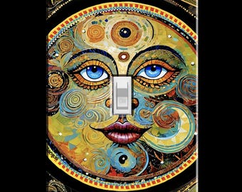 Single Light Switch Plate Cover India Moon