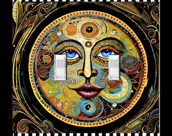 Double Light Switch Plate Cover India Moon
