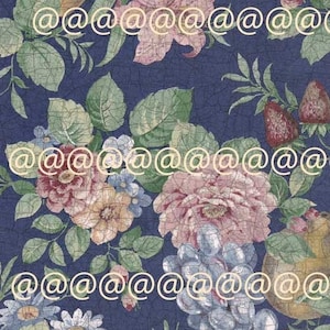 Immagine floreale vintage per il download digitale decoupage. Questa NON è carta velina.