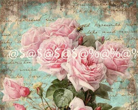 2 Sheets Italy Rice Paper Decoupage Mixed Flower Ephemera Images RCP-FL-225  x2