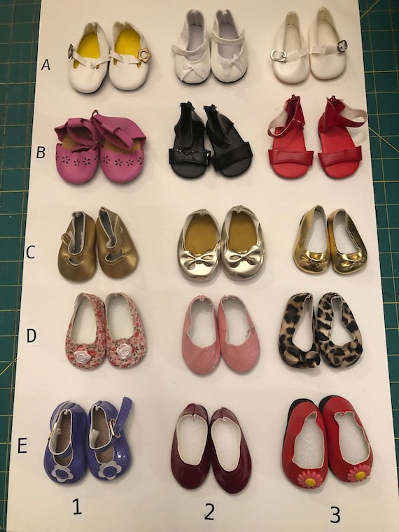 Types of cheap doll shoes