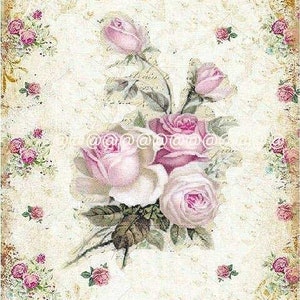 Vintage Decoupage Digital Image for Downloading This is NOT tissue paper!!!