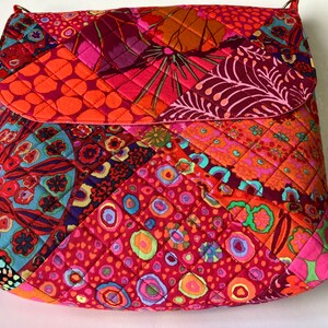 Beautiful Handmade Multicolor Fully Lined Quilted Purse - Etsy display picture 3
