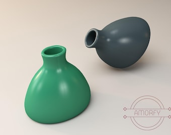 ELIOS Vase/ Digitale Artikel/ 3D Vase/ Stl-Obj-Step Files für 3D Druck/ Home Decor/ Blumentopf / Digital Download für 3D