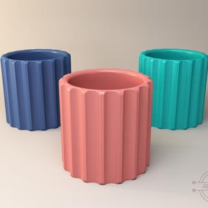 Swirl 3D Vase: Pencil Case, Candle Holder, Flowerpot (Digital Download)