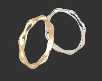 BÜKÜM Ring /Printable 3D Jewelry/ 3D Ring /Digital Item / Stl - Obj - Stp Files/ Digital files for 3D Jewelry Print