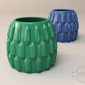 Bumble Vase 3D Model: STL, OBJ, STEP Files (Digital Download)