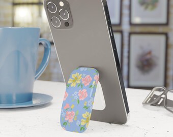 Yellow Pink Daisy Phone Grip Stand Holder Pop Socket Kickstand Expanding Grip for iPhone Samsung Pixel Smartphone Accessory