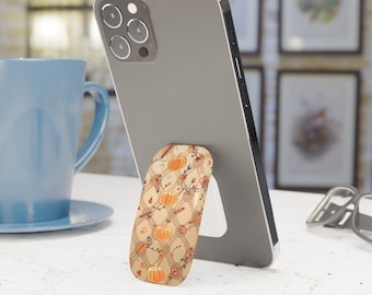 Fall Pumpkin Vibes Phone Grip Stand Holder Pop Socket Kickstand Expanding Grip for iPhone Samsung Pixel Smartphone Accessory